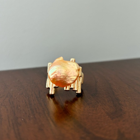 Jewelry - Metallic Baroque Pearl Ring